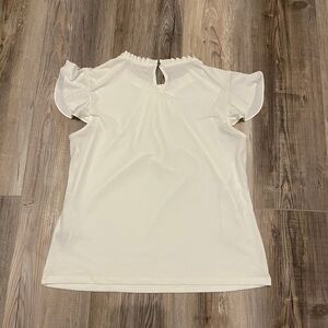Elegant White Women's Top